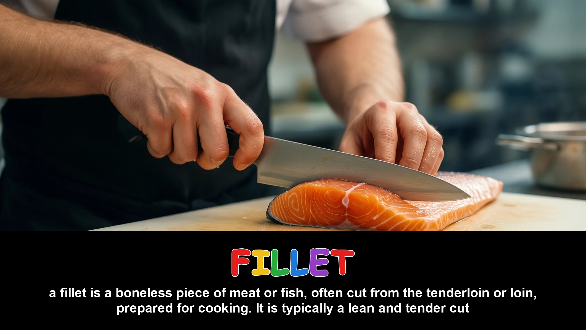 English Illustration for fillet